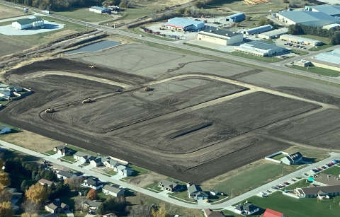 Five building permits were issued in November for single-family homes to be built in the new Streeter Subdivision. The project announced last month includes 64 housing lots, with construction on several expected to start as soon as possible.