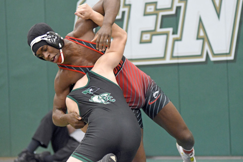 Mack Owens was one of two individual gold medalists for the Huskies at the highly competitive Central City Invite Saturday. Owens still sports an unbeaten record into January. 