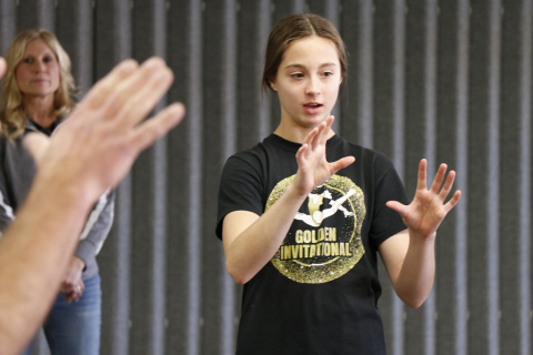 As part of the Aurora Middle School ‘Girl’s Wellness Day’ students were given a glimpse into self-awareness training and defense strategies.