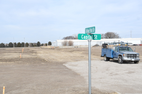 City officials reported this week that 280 feet of water main along Cottage Park in the Streeter Subdivision is now in place.