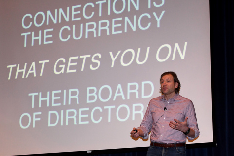 Nationally certified counselor Joshua Wayne shared thoughts on serious topics including student anxiety, depression, parenting and more during a public presentation coordinated by Aurora Public Schools.