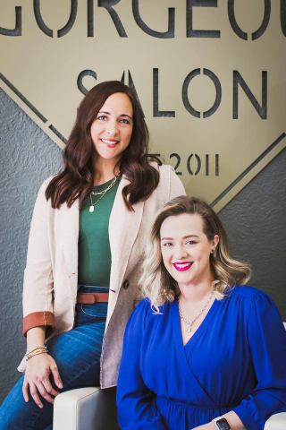 Georgia Berthelsen, right, and Megan Newman have announced a new partnership at Hello Gorgeous Salon & AfterGlow Tanning, with the two women now working as co-owners.