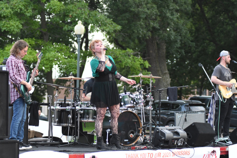Familiar tunes will ring out over the bricks on the downtown square soon.
