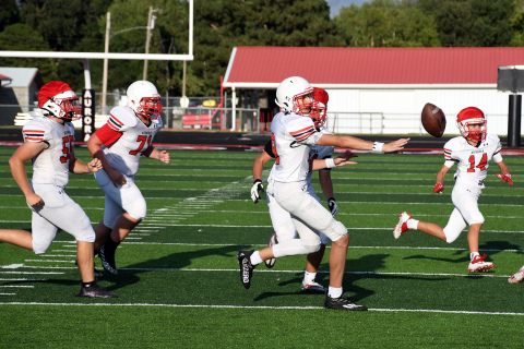 Aurora football fans got one final preseason glimpse of the Huskies Friday with the annual sports drink scrimmage.  