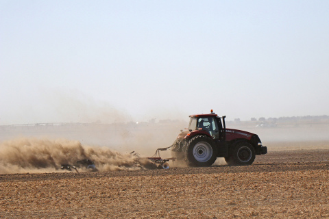 Hampton Fire Cheif Dane Schafer credited area farmers, who showed up in force to disc the burning field, as being a crucial part of the fire-fighting effort Thursday.
