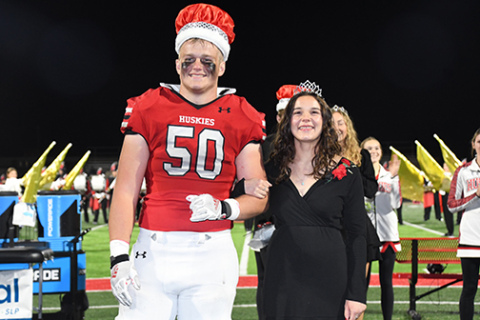 King Jack Allen and queen Emma Bullerman.