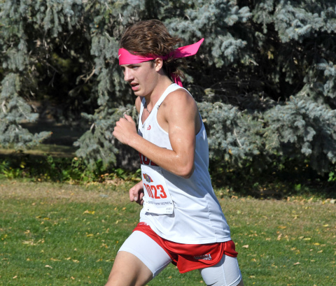 Lucas Gautier won the C-4 district cross country race, helping the Huskies to a runner-up team finish and a state meet appearance. 