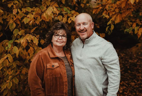 Kurt Finkey and his wife, Jill.