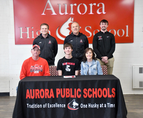 Dylan Danielson signs with Hastings College.