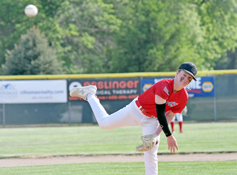 Jack Spiehs threw well against Central City, tossing five complete innings with just one earned run on the card. 