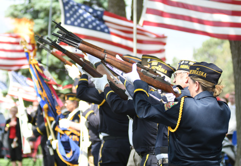 Memorial Day activities, including a 21-gun salute, are planned for Monday.