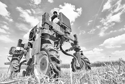 Flex-Ro, which first entered fields in 2019 to measure crop traits, can be controlled remotely and operated autonomously. It has been designed to be modular and reconfigurable, with different modes of steering ability available on the fly.