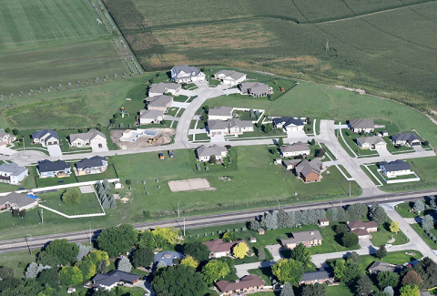 City leaders extended the city limits last week to include 12 lots, located in the top right portion of this photo extending from the street, which are now part of the Northridge Second Addition.