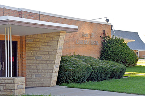 The former Hampton Lutheran School building. 