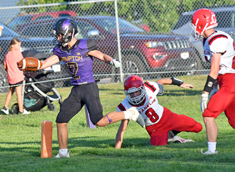 Jackson Bullis was uncatchable Friday, rushing for 312 yards and seven total touchdowns in Hampton’s 55-32 win over Franklin.