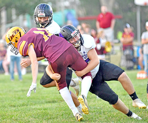 The Hampton Hawks beat Sterling Friday in 35-34 thriller