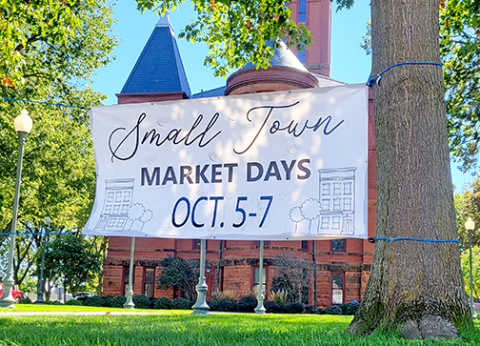 Small Town Market Days is this weekend.