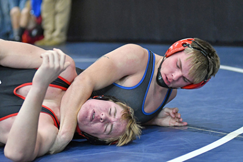 Wyatt Urkoski was the 175-pound champion at Saturday’s Osceola Invite. Urkoski is off to an unbeaten start through two weeks for HPC. 
