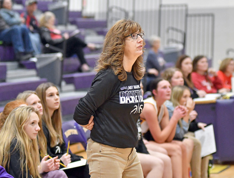 Hampton coach Margo LaBrie won her 200th career game last week. 