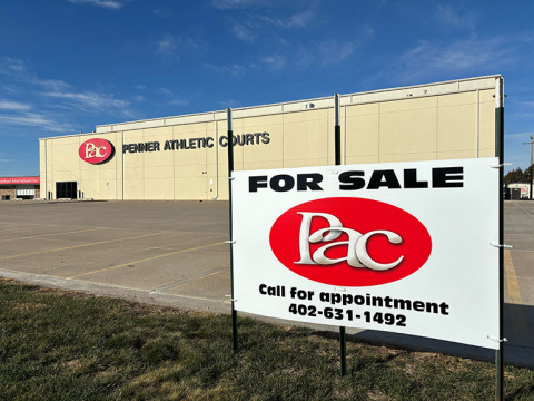 Signs went up in front of Penner Athletic Courts on Highway 34 last week, signifying a pending change in ownership. The PAC was built by the Penner Family, making its debut in October of 2010 with a large Spikefest tournament. 