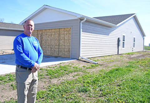 Lyon Pride Roofing has built several single-family homes in Giltner, including these three on Tonya Drive.  