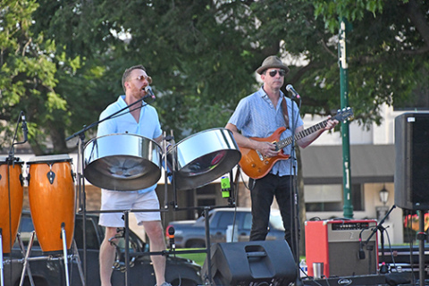 The finale of Bands on the Bricks 2023