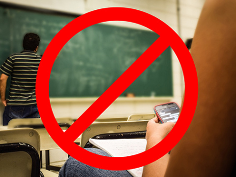 A new policy enacted by the 4R school board bans the use of cell phones by students in school