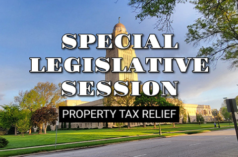 The special session of the Nebraska Unicameral starts Thursday.