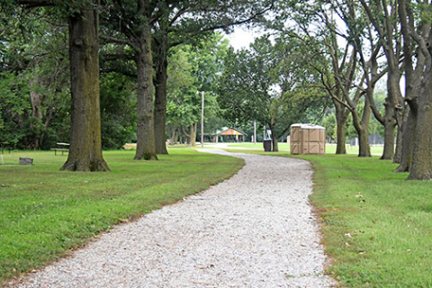 This trail in Streeter Park is one of many suggested for a concrete upgrade in a report submitted last week to the Aurora City Council by a team of JEO Consulting interns.