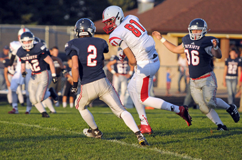 Austin Allen made this now infamous catch against Elkhorn South in the 2015 state final. The officials ruled it an incomplete pass. 