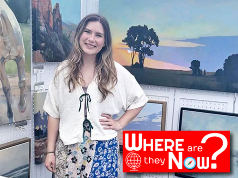 Tori Swanson will be showcasing her artwork in her home town at the Aurora Art Walk on Sept. 22. 