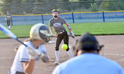 Zoe Johnson tossed a complete game no-hitter at home against York Thursday, striking out seven Duke batters as Aurora won 8-0. 