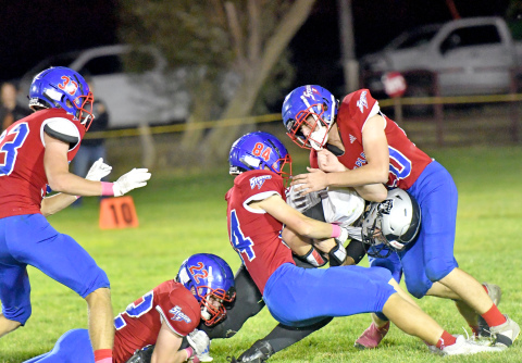 High Plains held on for a 22-20 win over Lawrence-Nelson in the first round of the D2 playoffs Thursday night. 