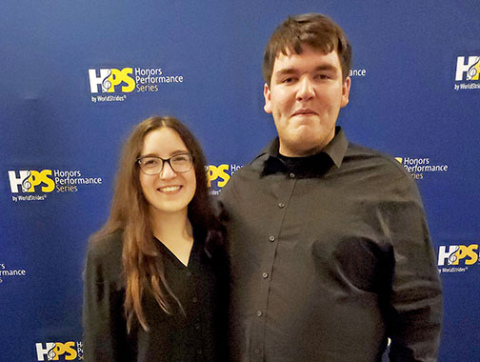 Jorja Pohlmeier and Scott Bennett of Aurora performed at Carnegie Hall in New York City recently