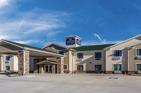 This photo shows an example of a Cobblestone Hotel, which is a model recommended for consideration in Aurora based on a feasibility study funded by the Aurora Development Corporation. A suggested 50-60 room hotel would employ 8-12 people.