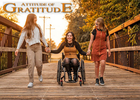 The Gimpel sisters -- from left Laighla, Trinidi and Zoey -- share a smile during a family photo shoot.