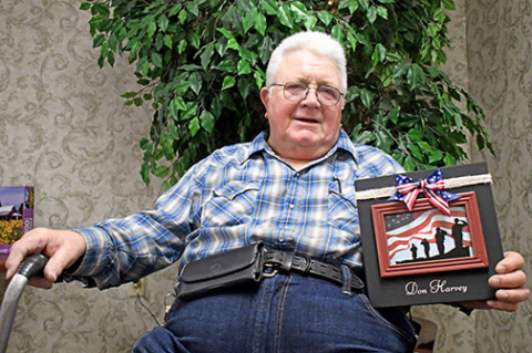 Sgt. Donald ‘Don’ Harvey is a U.S. Army veteran who served overseas for nine months during the Vietnam War.