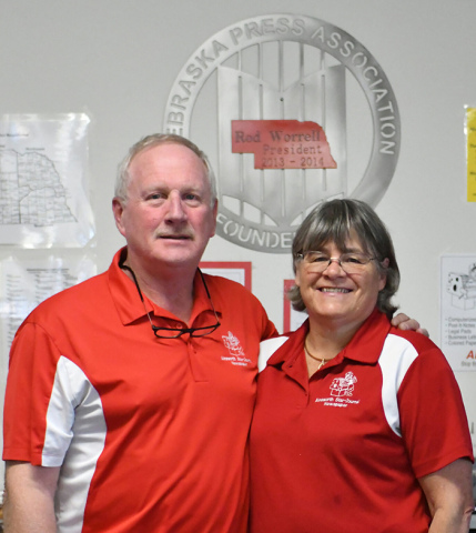 For more than 40 years, Rod and Kathy Worrell faithfully covered the news in the Ainsworth area, and owned other weekly newspapers in Valentine and Gregory, S.D. But until recently, they had little prospect of selling the two Nebraska papers. (Courtesy of Rod and Kathy Worrell)