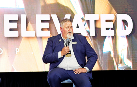Aurora Cooperative CEO Chris Decker shares his thoughts during a “State of the Coop” session at last week’s annual meeting in Grand Island.
