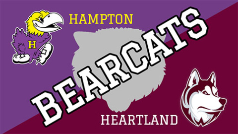Students in grades 7-11 at Hampton and Heartland schools chose the name Bearcats as the mascot for the new sports coop. 