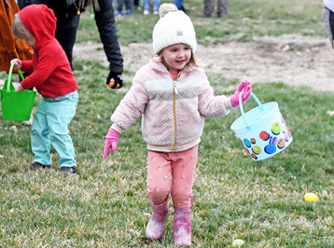 Lots of opportunities to scout for Easter eggs are coming up the next two weekends
