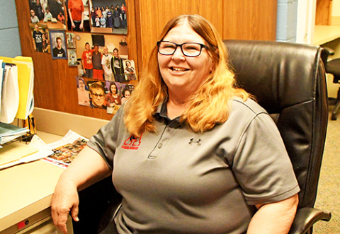 Roxie Obermier has been working with special education students at Aurora for 22 years and has spent the last 17 years as Aurora Middle School’s special education teacher.