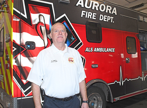 Kirt Smith stepped into the role as captain of the city’s ambulance service in November. He and City Administrator Rick Melcher shared revenue and expense reports through seven months of the fiscal year as part of an effort to communicate with the public.