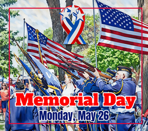 Events are planned around the county in observance of Memorial Day