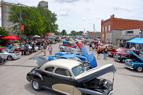 The third annual Giltner Daze Car Show drew a greater turnout this year with 178 vehicles on display Saturday. 