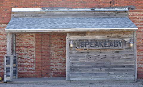 The Speakeasy is in the ghost town of Sacramento, located six miles southeast of Holdrege in the south central part of the state. (Photo by Laura Beahm for the Flatwater Free Press)