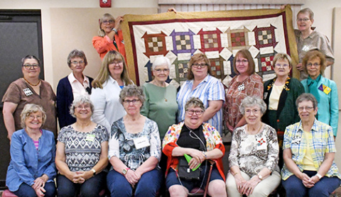 The Nimble Thimble Quilt celebrated its 40th anniversary on Tuesday, Sept. 23 with 25 members still carrying on their love of quilting.