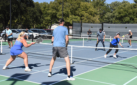 The Faith Moving Forward Foundation hosted a first-ever two-day pickleball tournament this weekend at Streeter Park in Aurora.