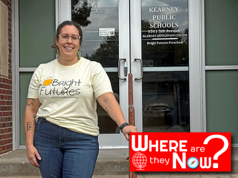 Aurora grad Victoria du Preez has worked as a lactation consultant at Kearney Regional Medical Center for eight and a half years helping mothers. Recently, she has taken on a new role as a home visitation specialist helping parents teach their children from before birth to the age of 3.  