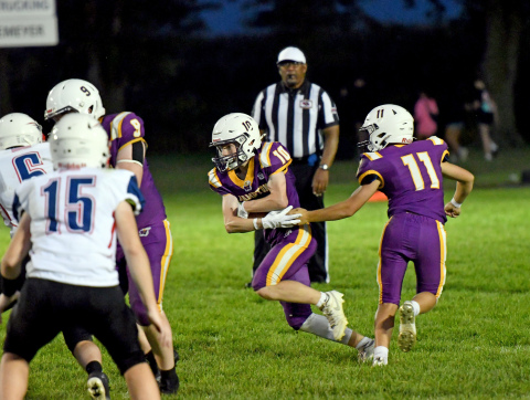 Hampton's Mason Wiens has rushed for 131 yards and four TDs through two games so far this season. 